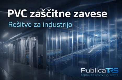 PVC zaščitne zavese – učinkovita rešitev za prostorsko ločevanje industrijskih procesov